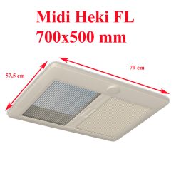 Dometic, lanterneau cadre intérieur SP3190 complet Midi Heki FL 700x500 mm - PAS DE DATE POUR DELAIS