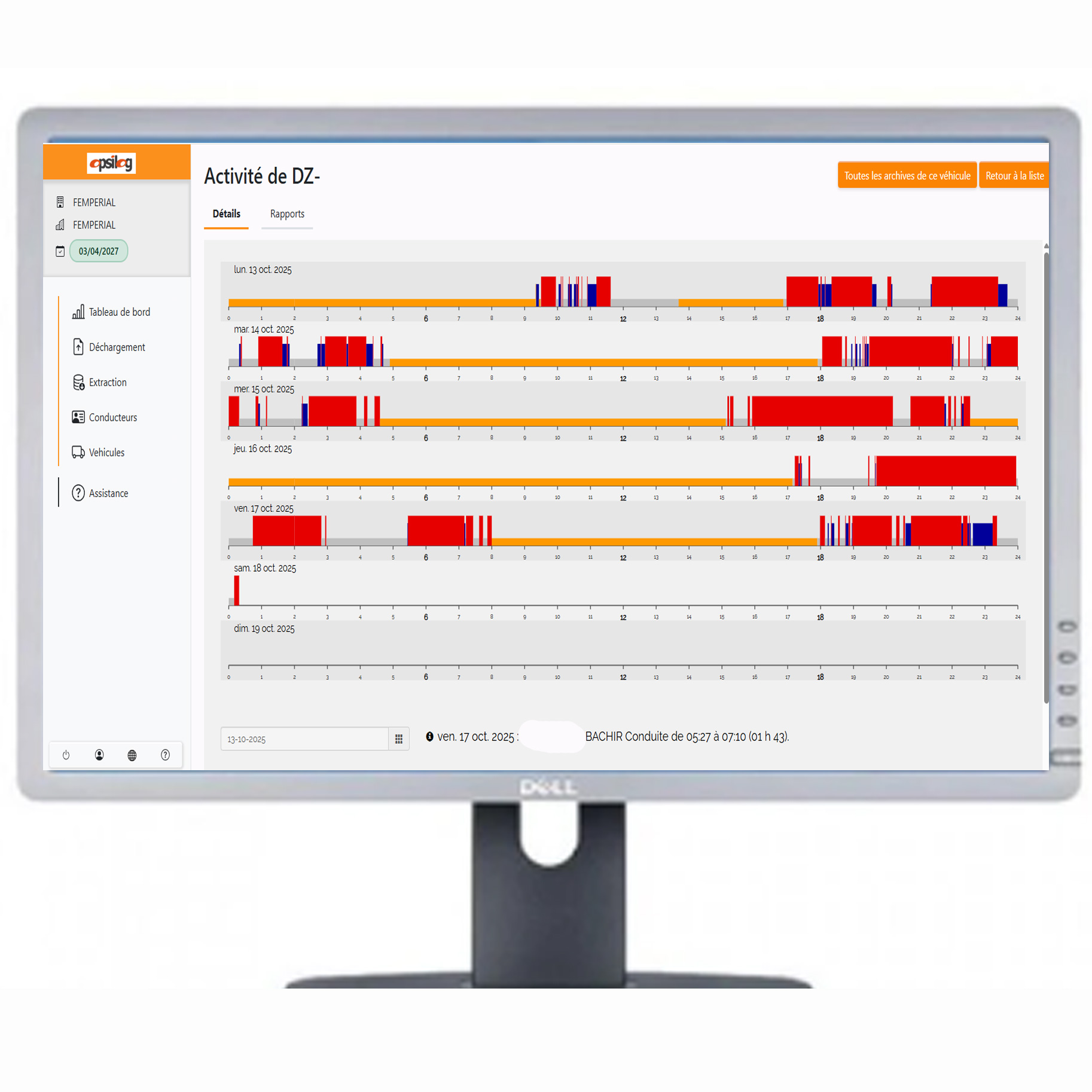 Logiciel en ligne pour cartes et tachygraphes : Opsinet - Formule 10 véhicules et 10 conducteurs – Image 2
