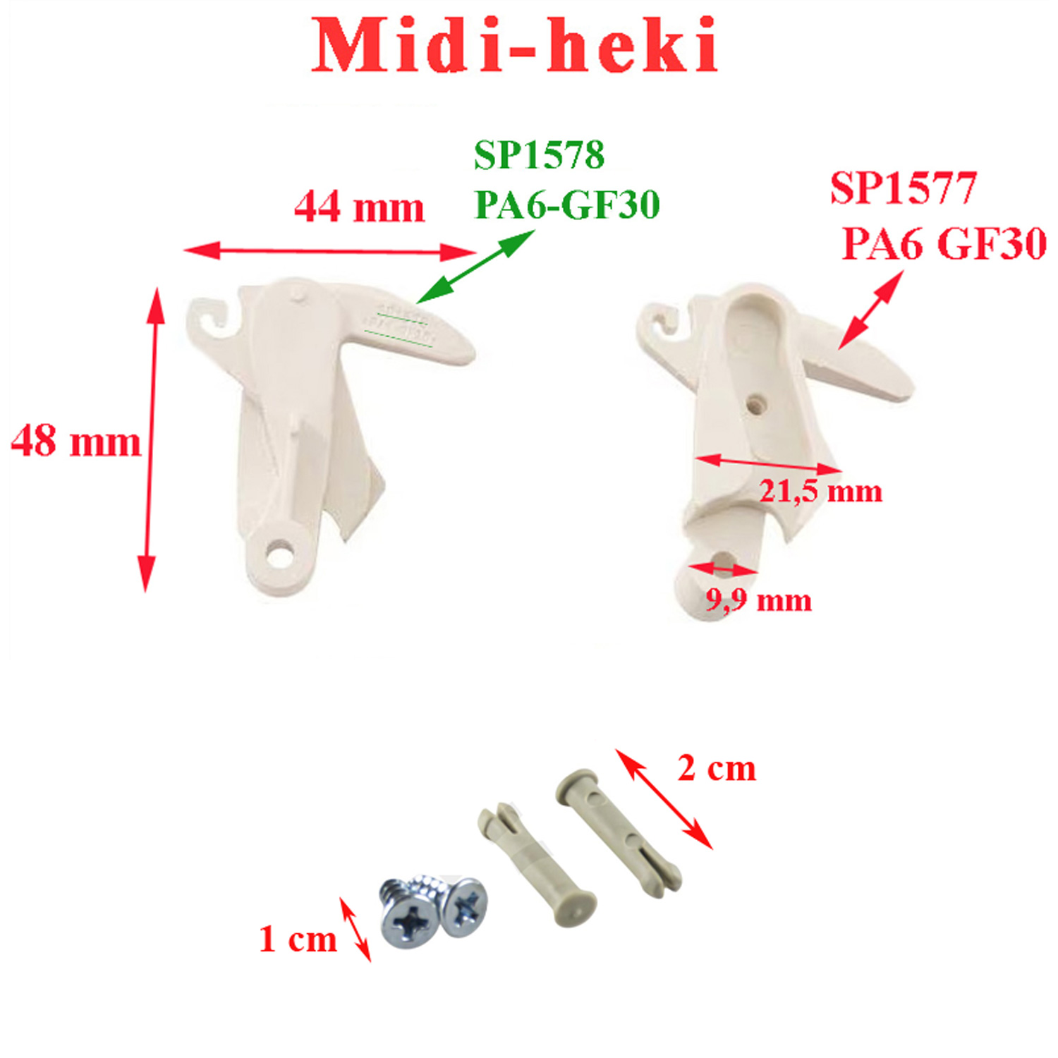 Dometic, paire de crochet : SP1577, SP1578 de fixation du dôme pour votre lanterneau Dometic pour le modèles: MidiHekiStyle, Midi Heki Style, Midi Heki GD, Midi Heki FL – Image 2