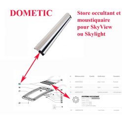 Dometic, ensemble store occultant et moustiquaire pour SkyView ou Skylight 1070 x 820 - Delais nous contacter au 01.84.20.86.07