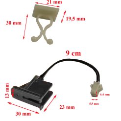 Dometic, interrupteur magnétique de porte (Reed Switch) pour les réfrigérateurs RM10.5, RCD10.5, RMD10.5 et RMS10.5
