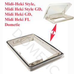 Dometic, lanterneau cadre extérieur complet Midi Heki FL, Midi Heki GD, Midi Heki Style GD, Midi-Heki Style - DISPONIBLE MI AOUT 2026 - – Image 6