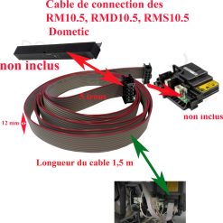 Dometic, connexion câblage nappe, du panneau de commande au boitier de puissance pour les RM10.5, RMD10.5, RMS10.5