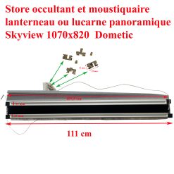 Dometic, ensemble store occultant et moustiquaire pour SkyView ou Skylight 1070 x 820 - Delais nous contacter au 01.84.20.86.07