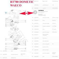 Waeco, capot ou couvercle blanc des RT780 par Dometic – Image 3