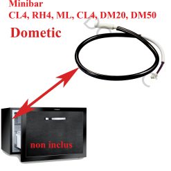 Dometic, minibar, sonde température pour les modèles : CL4, RH4, ML, CL4, DM20, DM50