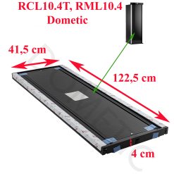 Dometic, porte avec ouverture dans les deux sens pour les modèles des réfrigérateurs RCL10.4T, RML10.4, RML10.4T, RML10.4P