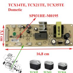 Dometic, circuit imprimé principal (main pcb) pour les glacieres TCX14TE, TCX21TE, TCX35TE
