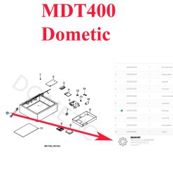 Alternative view of Dometic, verin des coffres-fort MDT400X  4453002491 - DISPONIBLE DECEMBRE 2026