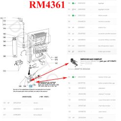 Electrolux, Dometic brûleur gaz sans injecteur pour réfrigérateur : RM2, RM4, RM5, RM6, RM7, RC1600, RML8, RMS8, RC22, RGE.. – Image 5