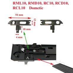 Dometic, lot de 2 cliquets de fermeture de porte pour RML10.4S, RMD 10.5S, RMD 10.5XS, RC10.4S, RCD 10.5XS, RCL 10.4ES, RC10.4S.90 – Image 3