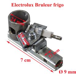 Alternative view of Electrolux, Dometic brûleur gaz sans injecteur pour réfrigérateur : RM2, RM4, RM5, RM6, RM7, RC1600, RML8, RMS8, RC22, RGE..