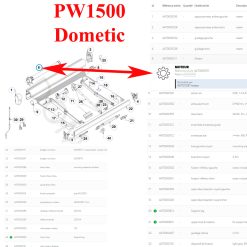 Dometic, store, moteur de remplacement pour auvents PW1500 – Image 4