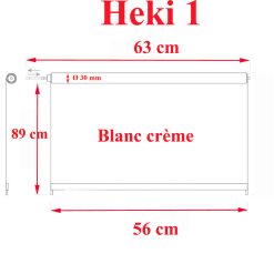 Alternative view of Dometic, Heki 1, store roulant occultant blanc crème pour les lanterneaux 960 mm x 655 mm Heki1