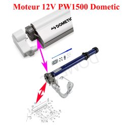 Dometic, store, moteur de remplacement pour auvents PW1500