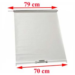 Alternative view of Seitz store occultant dimensions largueur 750 mm x hauteur 600 mm couleur aluminium/blanc par Dometic
