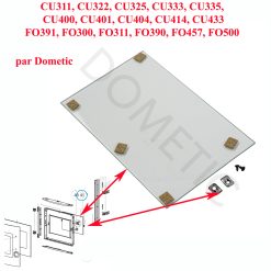 Dometic, hublot interieur pour four à gaz FO391, CU311, CU400... - DISPONIBLE FIN SEPTEMBRE 2026