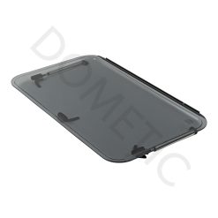 Alternative view of Dometic, vitre plexiglass foncé, ou baie S7P de remplacement de fenêtre de camping-car projetable 800×500 mm AGP70800x0450040 charniere en haut noir