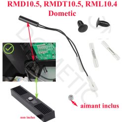 Dometic, capteur de porte des réfrigérateurs RC10.4T, RMD10.5, RMDT10.5, RML10.4  lorsqu'il y a une sonnerie indiquant la porte ouverte CODE 10 = porte ouverte .