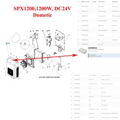 Dometic, capot SPX1200 de l'unité extèrieur – Image 3